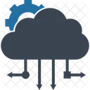 Big Data Computacion En La Nube Red De Computacion En La Nube Icon
