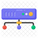 Alojamiento del servidor de datos  Icono