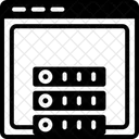 Alojamiento Web Servidor Base De Datos Icono