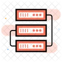 Alojamiento De Servidores Alojamiento Web Alojamiento De Servidores De Datos Icono