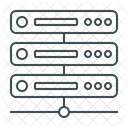 Alojamiento Web Servidor Base De Datos Icono