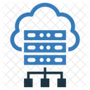Alojamiento Web Nube Base De Datos Icono