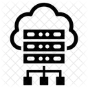 Alojamiento Web Nube Base De Datos Icono
