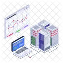 Alojamiento De Datos Alojamiento Web Alojamiento De Bases De Datos Icono