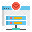 Alojamiento web  Icono
