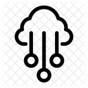 Alojamiento Web Servicio En La Nube Servidor Icono