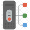 Compartido Web Hosting Icono