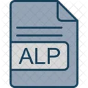 Alp Arquivo Formato Ícone