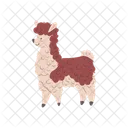 Alpaka Vektor Lama Symbol