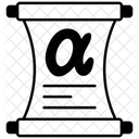 Alpha Alphabet Education Icône