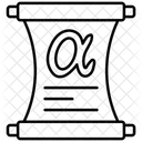 Alpha Alphabet Education Icône