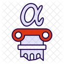 Alpha Greek Letter Symbol Icon