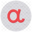 Alpha Greek Word Symbol Icon
