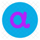 Alpha-circle  Icon