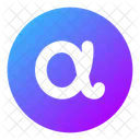 Alpha-circle  Icon