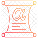 Alpha  Icon