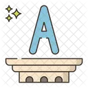Alpha Alphabet Education Icon