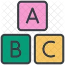 School Education Alphabet Icon