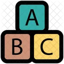 Alphabet Abc Block Box Icon