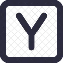 Alphabet Letter Y Icon