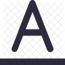 Alphabet Letter A Icon