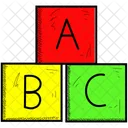 Alphabet Abc Bricks Icon