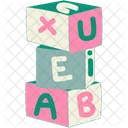 Alphabet Block For Study Alphabet Letter Icon