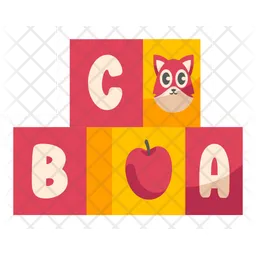 Alphabet Block Toy  Icon