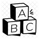 Alphabetblocke Lernblocke Bausteine Symbol