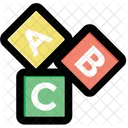 Alphabet blocks  Icon