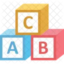 Alphabet Blocks Abc Block Early Education Icon