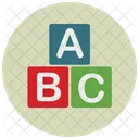 Alphabet blocks  Icon