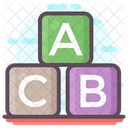 Alphabet Blocks Abc Block Education Icon