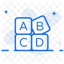 Alphabet Blocks Abc Blocks Education Icon
