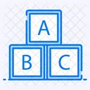 Alphabet Blocks Abc Blocks Education Icon