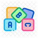 Preschool Education Alphabet Icon