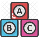 Alphabets Blocks Abc Icon