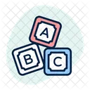 Alphabet Blocks Abc Icon