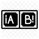 Alphabet Blocks Icon
