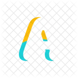 Alphabet-Buchstabe-A  Symbol