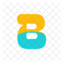 Alphabet-Buchstabe-B  Symbol