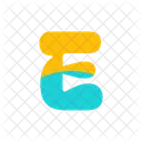 Alphabet-Buchstabe-e  Symbol