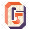 Alphabet Buchstabe G  Symbol