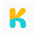 Alphabet-Buchstabe-K  Symbol