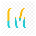 Alphabet-Buchstabe-m  Symbol