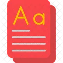 Alphabet Card  Icon