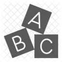 Alphabet Cubes Abc Icon