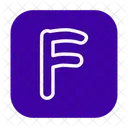 Alphabet F  Icon