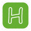 Alphabet H  Icon