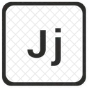 Alphabet J  Icon